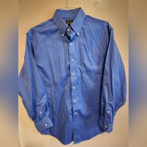 Jos A. Bank 15½ Blue Dress Shirt